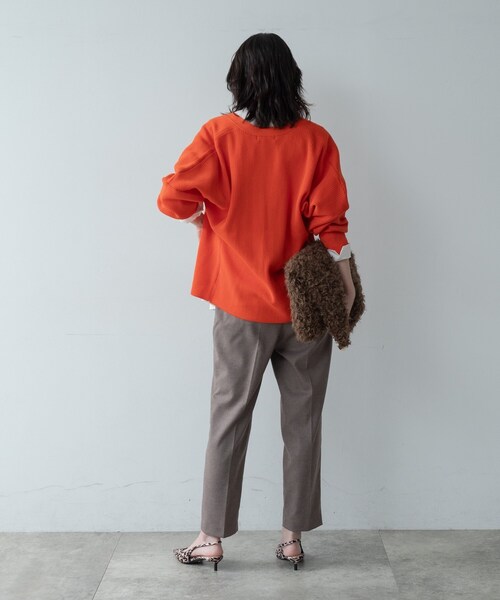GALLEST(ギャレスト)の「Comfy SET UP|イージーテーパードパンツ【セットアップ対応/通勤/カセット服】(その他パンツ・レディース・ダークグレー/ブラウン系/ブラック・34/36/38/40)」の15枚目の写真