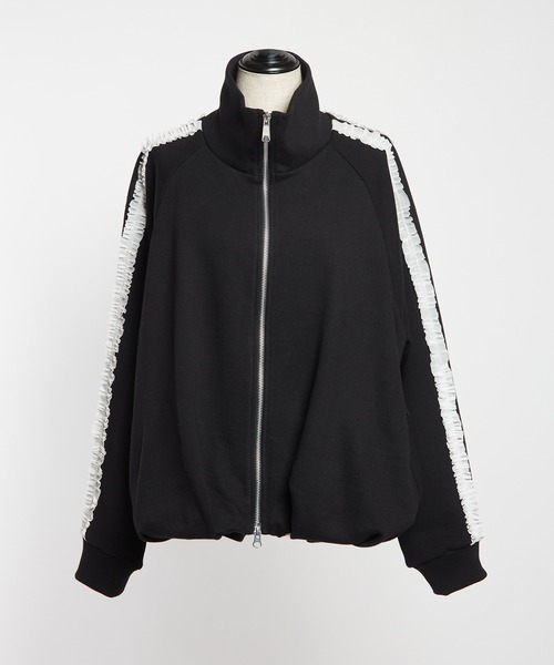 gomme（ゴム）の「フリルラインブルゾン（ブルゾン・レディース・ブラック・MEDIUM）」の10枚目の写真