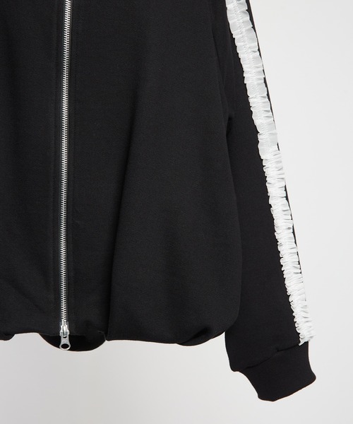 gomme（ゴム）の「フリルラインブルゾン（ブルゾン・レディース・ブラック・MEDIUM）」の15枚目の写真