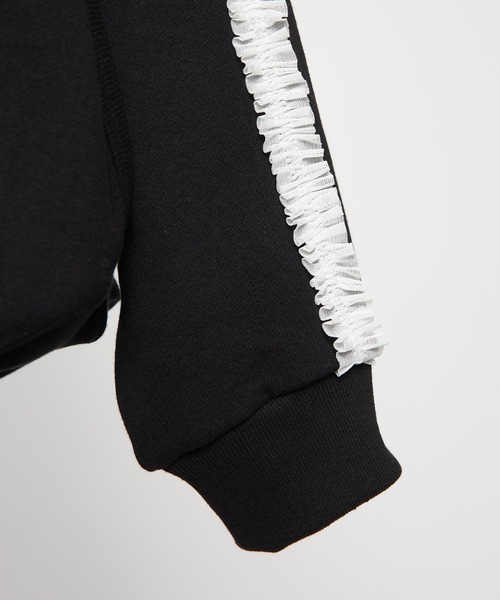 gomme（ゴム）の「フリルラインブルゾン（ブルゾン・レディース・ブラック・MEDIUM）」の16枚目の写真