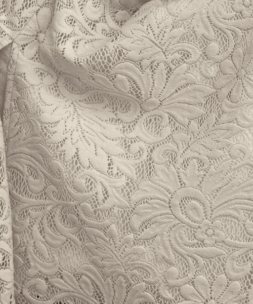 utatane（ウタタネ）の「羽織 レース ニコアンティーク アマイロ・クラシカ 日本製（着物・レディース・ライトグレー・FREE）」の9枚目の写真