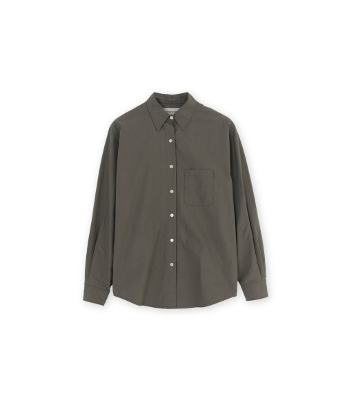 BROWNYARD(ブラウンヤード)の「Wステディシャツ、ダークブラウン(シャツ/ブラウス・レディース・その他・1/2)」の1枚目の写真