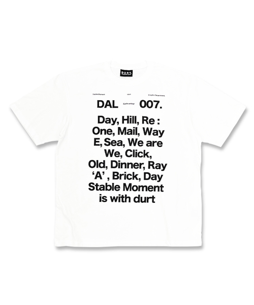 DURTの「OUR DAILY HALF SLEEVE TEE (WHITE)(Tシャツ/カットソー・レディース・その他・SMALL/MEDIUM/LARGE/X-LARGE)」の15枚目の写真