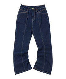 W BOOTSCUT PANTS [INDIGO BLUE]