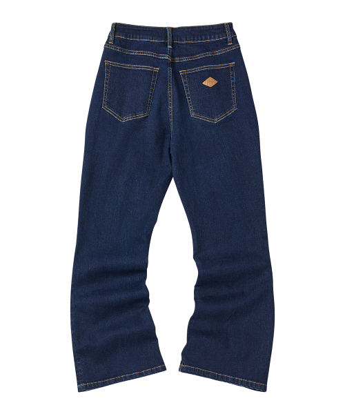 COMONINOZ（コモニノズ）の「W BOOTSCUT PANTS [INDIGO BLUE]（デニムパンツ・レディース・ダークブルー・SMALL/MEDIUM）」の2枚目の写真