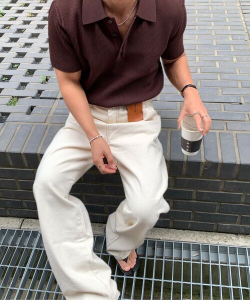 SSIN AND LEE(シンアンドリー)の「サントリーニビーチクリームデニムパンツ(デニムパンツ・メンズ・その他・MEDIUM/LARGE)」の12枚目の写真
