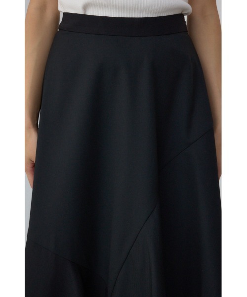 AZUL by moussy（アズールバイマウジー）の「【PLUS】レイヤードスカート（スカート・レディース・ブラック/グレー・MEDIUM/SMALL）」の7枚目の写真