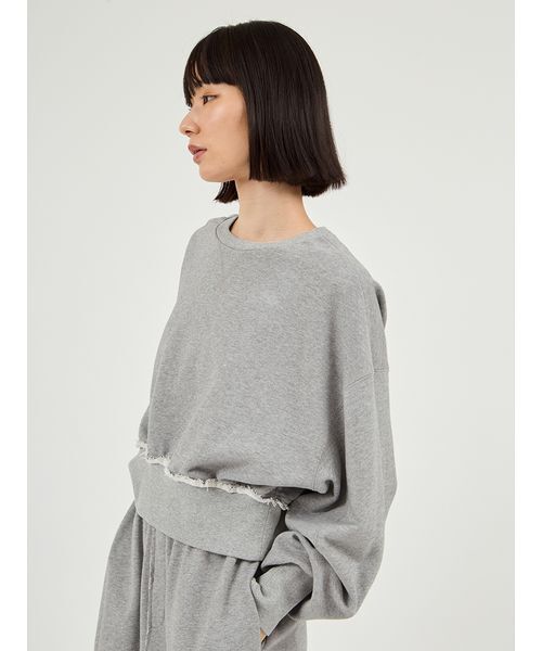 emmi（エミ）の「スウェットプルオーバー（スウェット・レディース・ライム/ダークネイビー/グレー・F）」の4枚目の写真