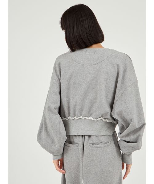 emmi（エミ）の「スウェットプルオーバー（スウェット・レディース・ライム/ダークネイビー/グレー・F）」の8枚目の写真