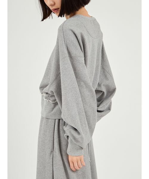 emmi（エミ）の「スウェットプルオーバー（スウェット・レディース・ライム/ダークネイビー/グレー・F）」の15枚目の写真