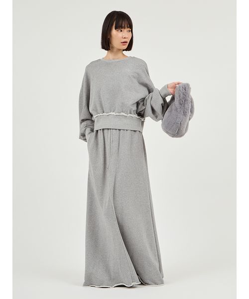 emmi（エミ）の「スウェットプルオーバー（スウェット・レディース・ライム/ダークネイビー/グレー・F）」の16枚目の写真