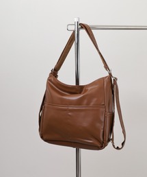 FUNALIVE（ファンアライブ）の「2WAY ソフトフェイクレザーショルダーバッグ（ショルダーバッグ・レディース）」