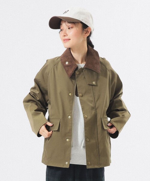 Barbour（バブアー）の「【別注】Barbour / Thornbury Jacket 26SS（ミリタリージャケット・レディース・オリーブ/ベージュ・ONE SIZE）」の10枚目の写真