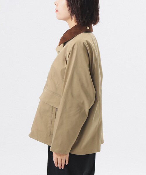 Barbour（バブアー）の「【別注】Barbour / Thornbury Jacket 26SS（ミリタリージャケット・レディース・オリーブ/ベージュ・ONE SIZE）」の12枚目の写真