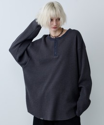 CASPER JOHN AIVER（キャスパージョンアイバー）の「AIVER　ヘビーワッフルモンスターL/S TEE（Tシャツ/カットソー）」