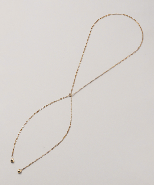 JOURNAL STANDARD relume（ジャーナルスタンダード　レリューム）の「《WEB・一部店舗限定》【relume×Oyama】チェーン ロングネックレス（ネックレス・レディース・ゴールド・FREE）」の6枚目の写真