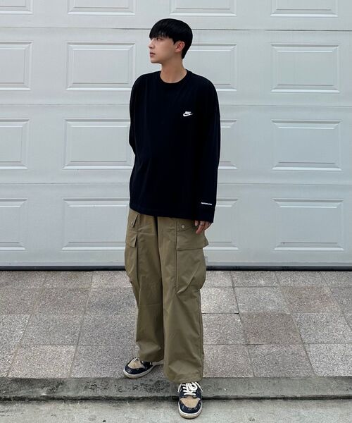 ECORR(エコル)の「ワイドビッグポケットバンディングパンツ_ベージュ(その他パンツ・メンズ・その他・3(XL)/1(M)/2(L))」の9枚目の写真