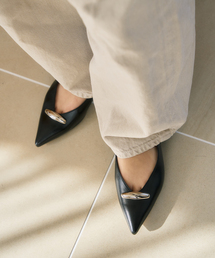 LETALON ブラック フラットシューズ スニーカーパンプス LE TALON｜ルタロンのシューズ（フラット）通販 - ZOZOTOWN