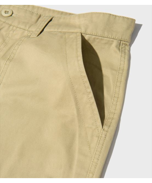 UNLC(ユーエヌエルシー)の「ウォッシュドパティグワイドコットンパンツ(ベージュ)(その他パンツ・メンズ・その他・LARGE/X-LARGE)」の3枚目の写真