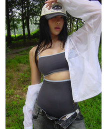 FLORIDA TICKET（フロリダチケット）の「cut out ops_gray（水着）」