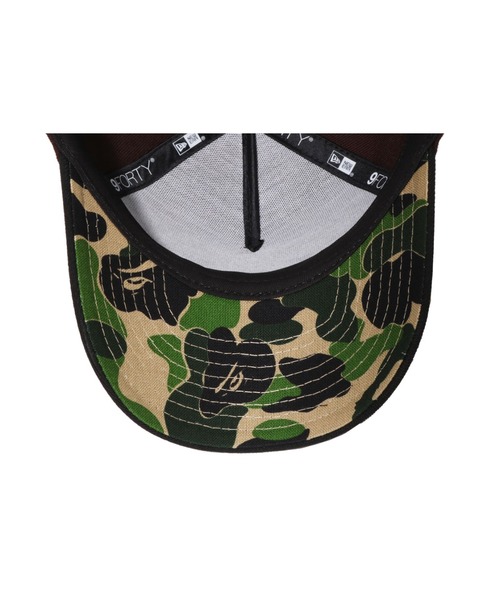 A BATHING APE（アベイシングエイプ）の「MILO FACE NEW ERA 9FORTY CAP（キャップ・キッズ・ブラウン・FREE）」の4枚目の写真
