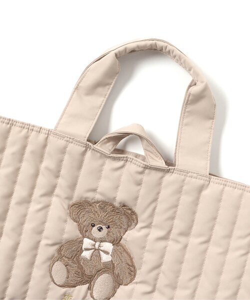 apres les cours（アプレレクール）の「tiny bear レッスントート（トートバッグ・キッズ・ベージュ・FREE）」の8枚目の写真