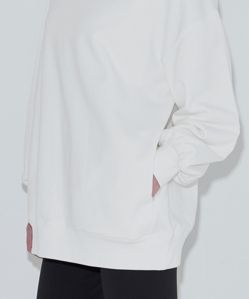 coca(coca)(コカ)の「ワンショルダービッグスウェット(スウェット・レディース・ホワイト/グレー・S/M/L)」の7枚目の写真