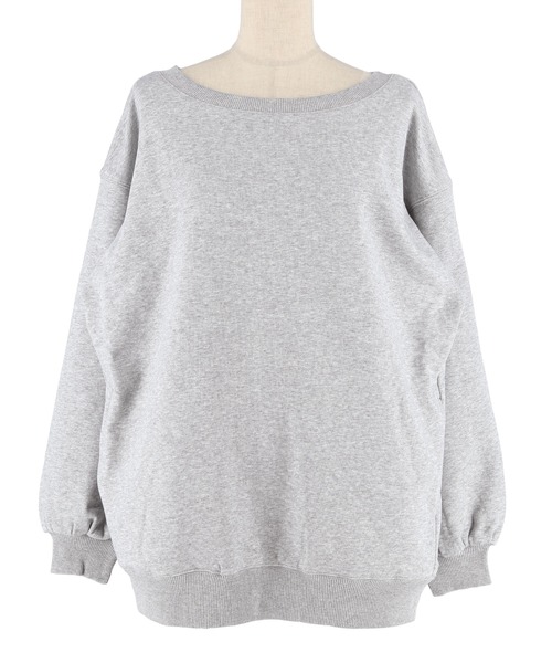 coca(coca)(コカ)の「ワンショルダービッグスウェット(スウェット・レディース・ホワイト/グレー・S/M/L)」の8枚目の写真