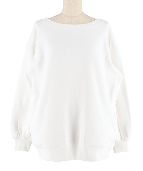 coca(coca)(コカ)の「ワンショルダービッグスウェット(スウェット・レディース・ホワイト/グレー・S/M/L)」の9枚目の写真