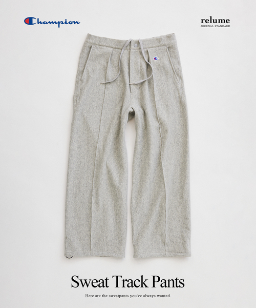 Champion（チャンピオン）の「CHAMPION / チャンピオン 別注 R/W スウェット トラック パンツ（スウェットパンツ・メンズ・グレー/ブラック/アイボリー・MEDIUM/LARGE）」の3枚目の写真