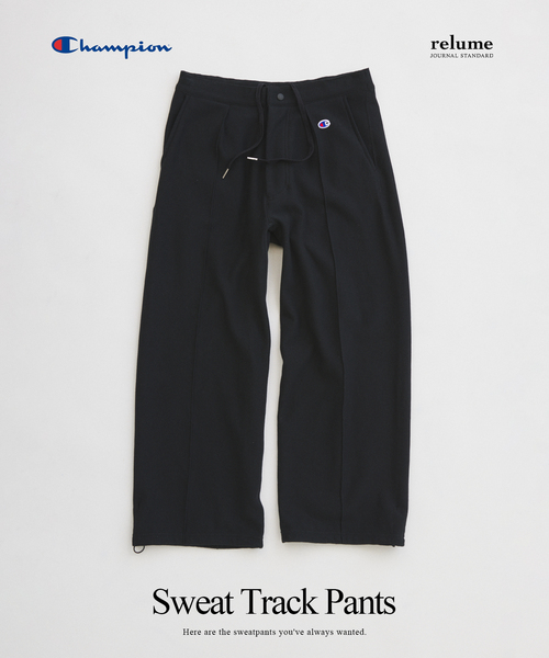 Champion（チャンピオン）の「CHAMPION / チャンピオン 別注 R/W スウェット トラック パンツ（スウェットパンツ・メンズ・グレー/ブラック/アイボリー・MEDIUM/LARGE）」の2枚目の写真