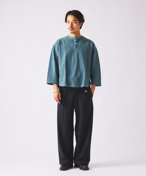 Champion（チャンピオン）の「CHAMPION / チャンピオン 別注 R/W スウェット トラック パンツ（スウェットパンツ・メンズ・グレー/ブラック/アイボリー・MEDIUM/LARGE）」の18枚目の写真