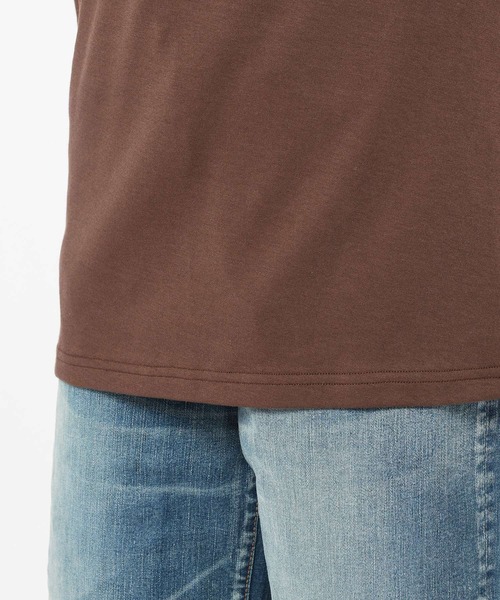 BARNYARDSTORM（バンヤードストーム）の「BARNYARDSTORM / ボートネックロンＴ / マシンウォッシャブル（Tシャツ/カットソー・レディース・ライトグレー/ホワイト/ブラウン・M/S）」の7枚目の写真