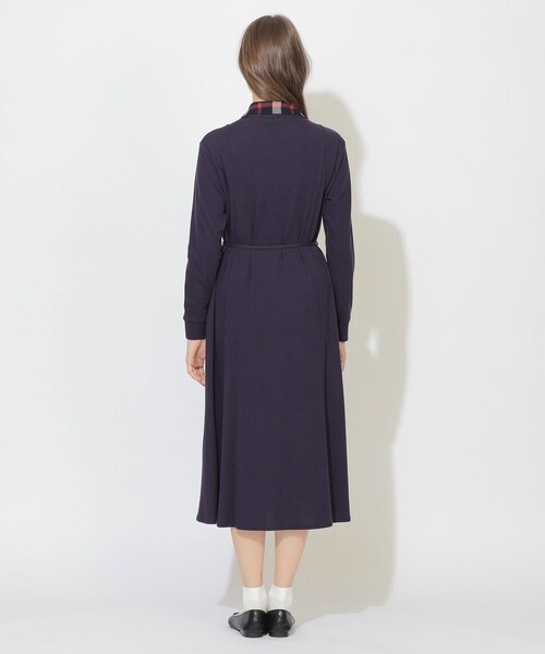 CB CRESTBRIDGE（シービークレストブリッジ）の「【Meシリーズ】ポロワンピース（ワンピース・レディース・ブラック/ダークネイビー・M/S）」の10枚目の写真