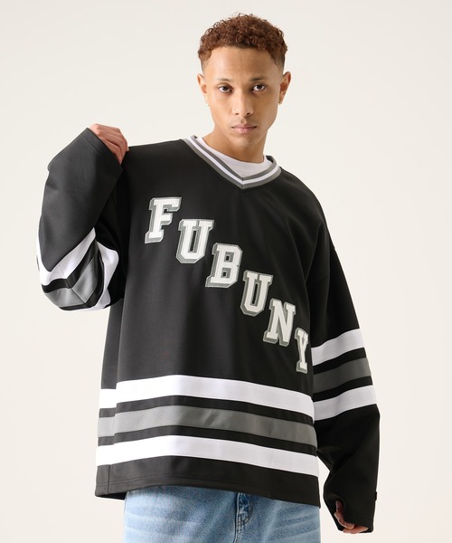 セール】FUBU フブ ブランド Hockey Jersey Shirt / ホッケーシャツ
