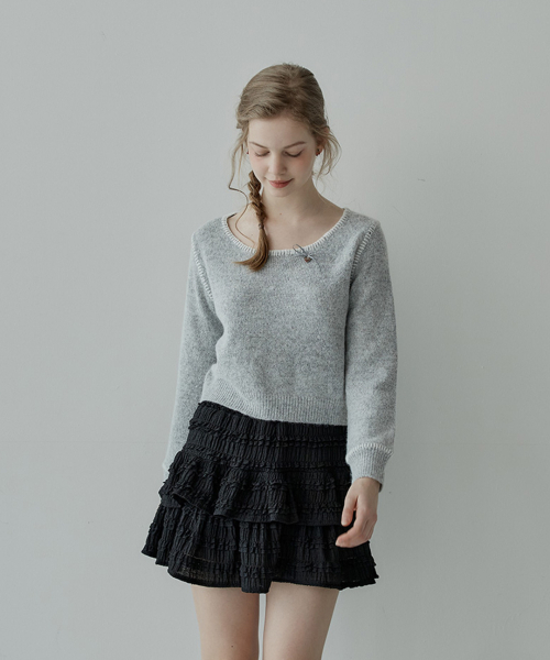 HYBERNAT(ハイバーナット)の「リボンステッチニットトップ(ニット/セーター・レディース・その他・SMALL/MEDIUM)」の3枚目の写真