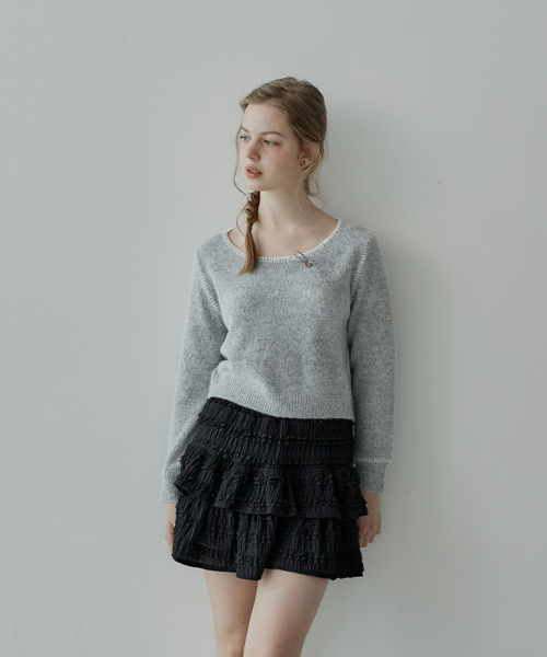 HYBERNAT(ハイバーナット)の「リボンステッチニットトップ(ニット/セーター・レディース・その他・SMALL/MEDIUM)」の4枚目の写真