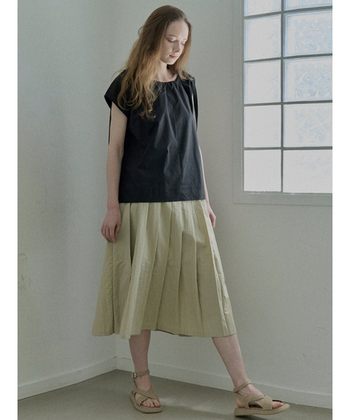 AVANT-G(アバン)の「Ribbon Unbalance Blouse - BLACK(シャツ/ブラウス・レディース・その他・FREE)」の5枚目の写真