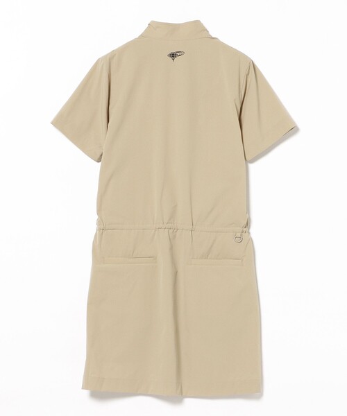 BEAMS GOLF（ビームスゴルフ）の「ORANGE LABEL / ストレッチ ハーフジップ 撥水ワンピース（ワンピース・レディース・ベージュ/ネイビー・MEDIUM/LARGE/SMALL）」の13枚目の写真