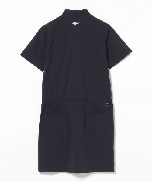 BEAMS GOLF（ビームスゴルフ）の「ORANGE LABEL / ストレッチ ハーフジップ 撥水ワンピース（ワンピース・レディース・ベージュ/ネイビー・MEDIUM/LARGE/SMALL）」の16枚目の写真