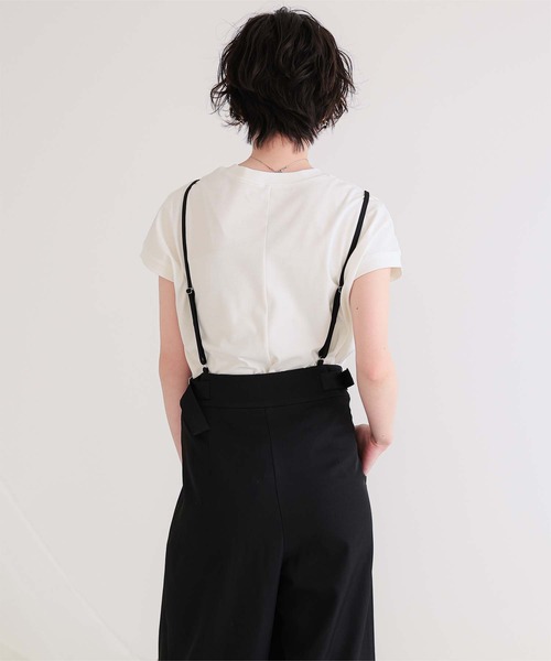 titivate(ティティベイト)の「汗染み防止フォトプリントフレンチスリーブトップス(Tシャツ/カットソー・レディース・ホワイト系その他/ホワイト/グレイッシュベージュ/チャコール/グレー・FREE)」の19枚目の写真