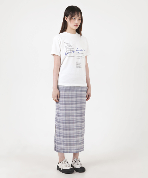 KATHARSIS（カタルシス）の「ラブイズトゥゲザー レタリングTシャツ ホワイト ONE SIZE（Tシャツ/カットソー・レディース・その他・ONE SIZE）」の5枚目の写真