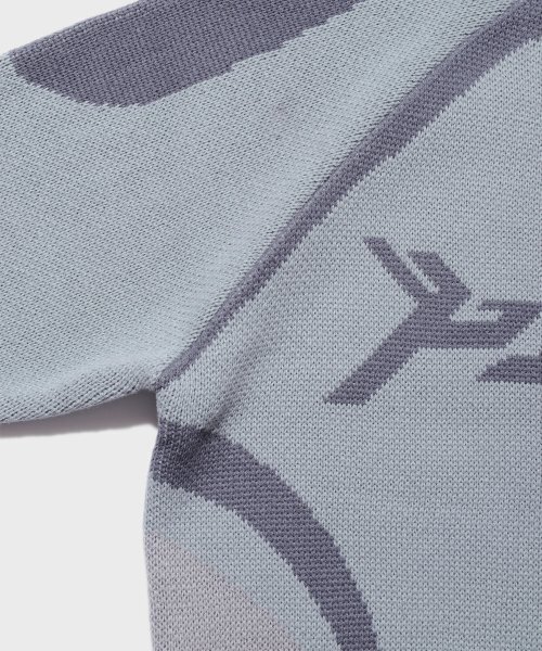 PIECEMAKER(ピースメーカー)の「PIECE RACING KNIT SWEATER (GREY)(ニット/セーター・レディース・その他・FREE)」の6枚目の写真