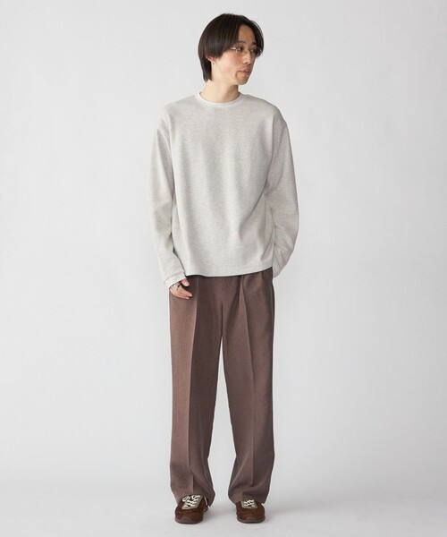 City Ambient Products（シティアンビエントプロダクツ）の「City Ambient Products: ドレープ 2タック ワイド スラックス（スラックス・メンズ・グレー/ブラウン/コバルトブルー・SMALL/MEDIUM/LARGE）」の21枚目の写真