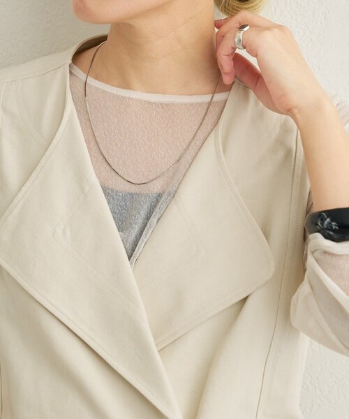 Omekashi(オメカシ)の「スネークチェーンネックレス(ネックレス・レディース・ゴールド/シルバー・ONE SIZE)」の2枚目の写真