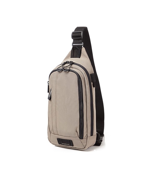 Samsonite(サムソナイト)の「サムソナイトレッド MARSTON 3 スリングバッグ(ボディバッグ/ウエストポーチ・メンズ・ブラウン/ブラック・ONE SIZE)」の1枚目の写真