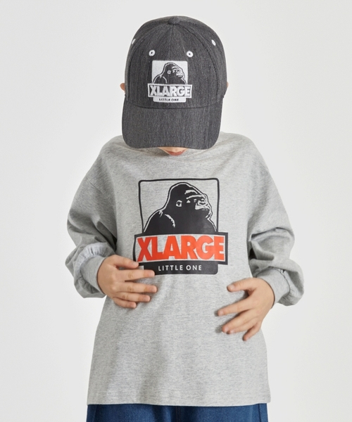 XLARGE KIDS（エクストララージキッズ）の「OG長袖Tシャツ（Tシャツ/カットソー・キッズ・ホワイト/ブラック/トップグレー・130cm/140cm/80ｃｍ/90cm/110cm/100cm/120cm）」の3枚目の写真