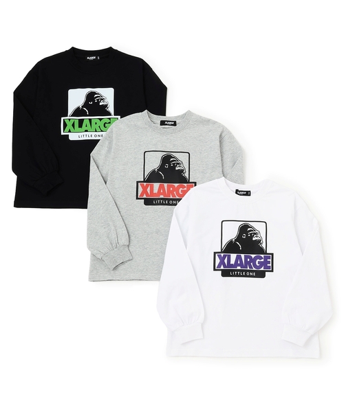 XLARGE KIDS（エクストララージキッズ）の「OG長袖Tシャツ（Tシャツ/カットソー・キッズ・ホワイト/ブラック/トップグレー・130cm/140cm/80ｃｍ/90cm/110cm/100cm/120cm）」の8枚目の写真