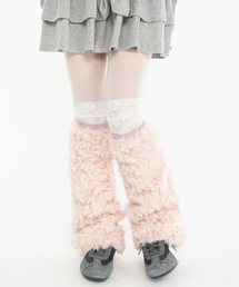 HIGH SCHOOL DISCO（ハイスクールディスコ）の「ウールレッグウォーマー_ピンク（レッグウォーマー）」