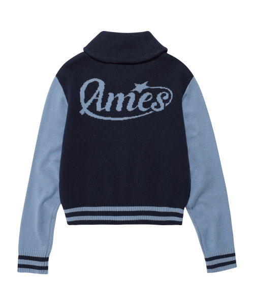 AMESWORLDWIDE(アメスワールドワイド)の「CROP COWICHAN CARDIGAN NAVY(カーディガン/ボレロ・レディース・その他・FREE)」の2枚目の写真